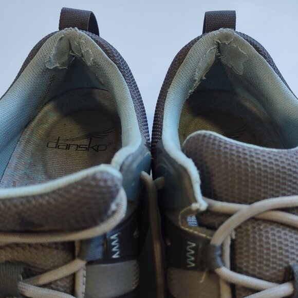DANSKO Phylicia Waterproof Hiking Shoes Sneakers Grey Mesh EU 37 - US Size 7 - Picture 14 of 14